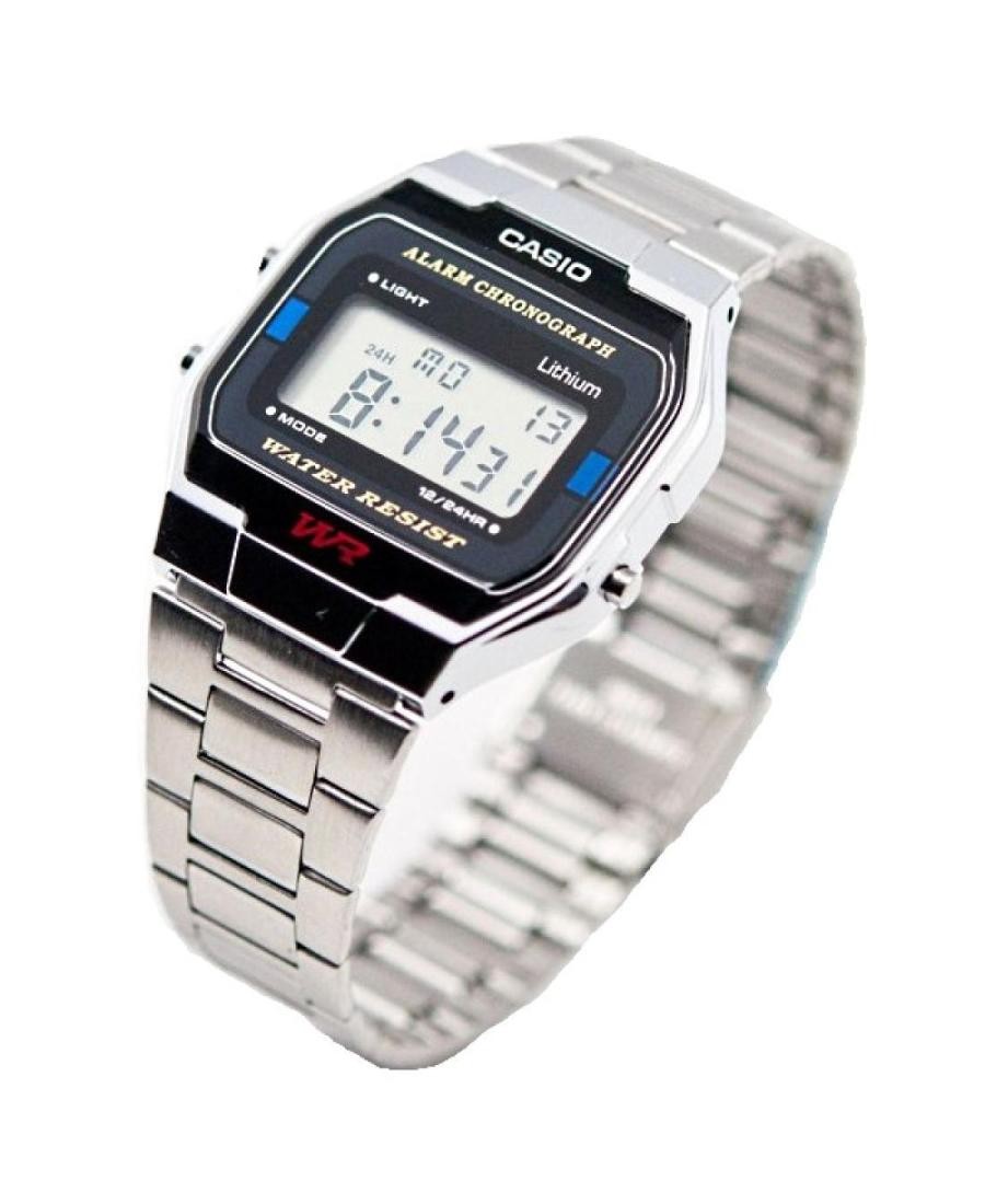 CASIO Men Digital Quartz Casual Watch Classic Dress Silver color Dial Waterproof