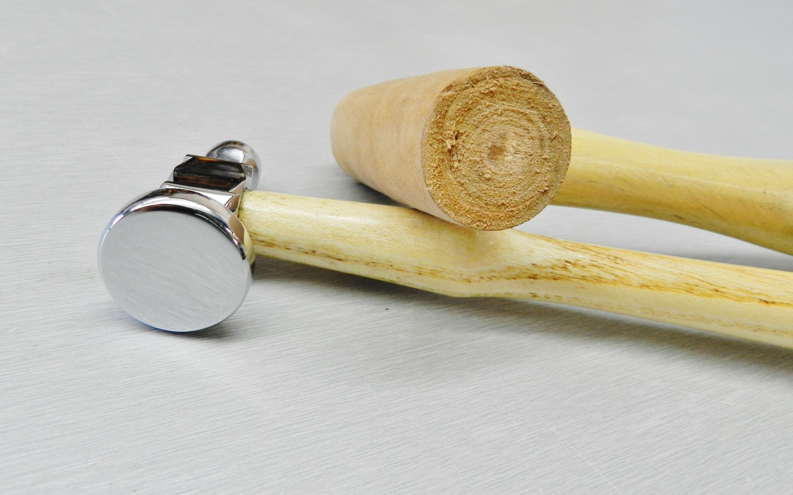 Jewelers Chasing Hammer & Rawhide Mallet Set of 2 Small Jewelry Making Tools