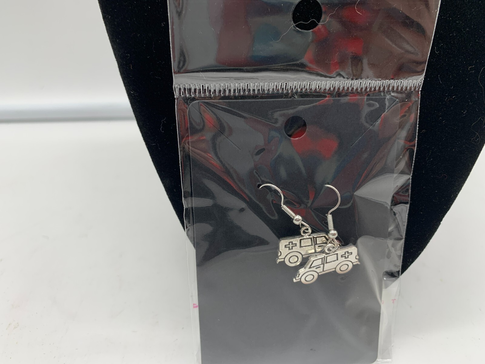 Metal Ambulance Earring Set DD01B10136