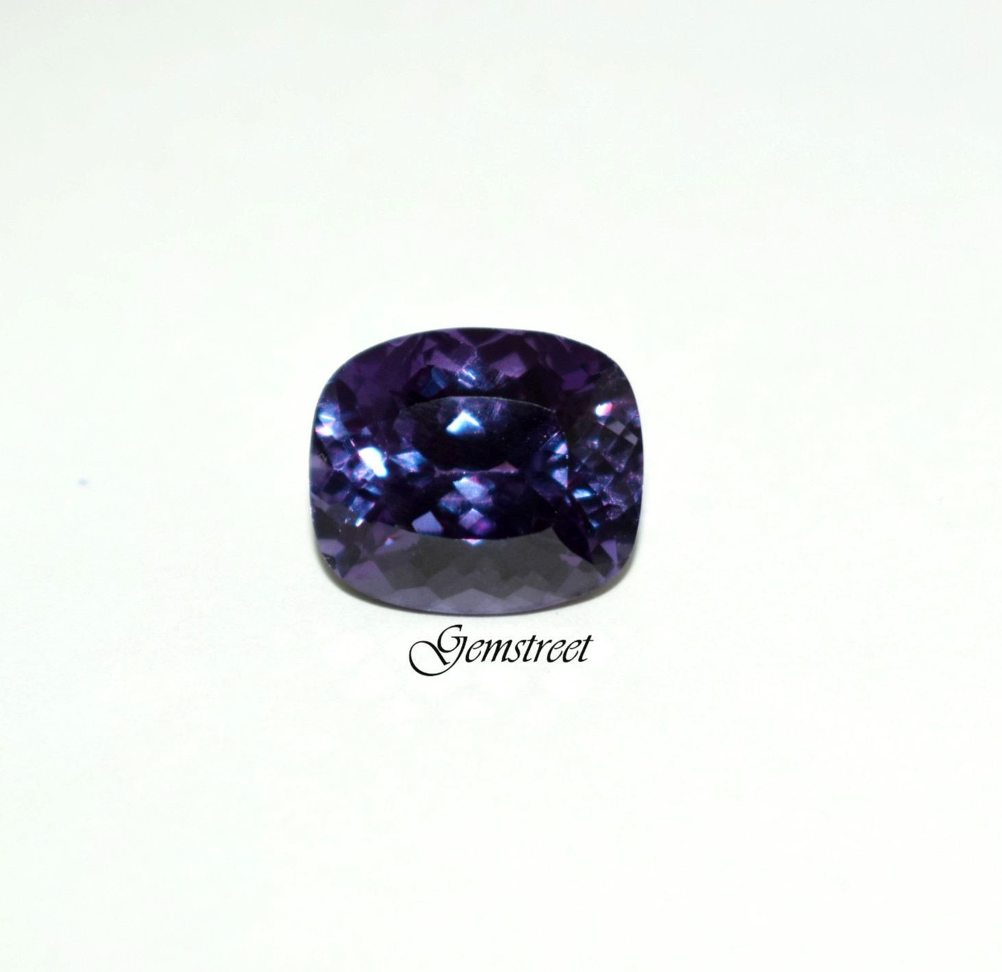 Certified 12 Ct Natural Alexandrite Long Cushion Cut Color Change Loose Gemstone