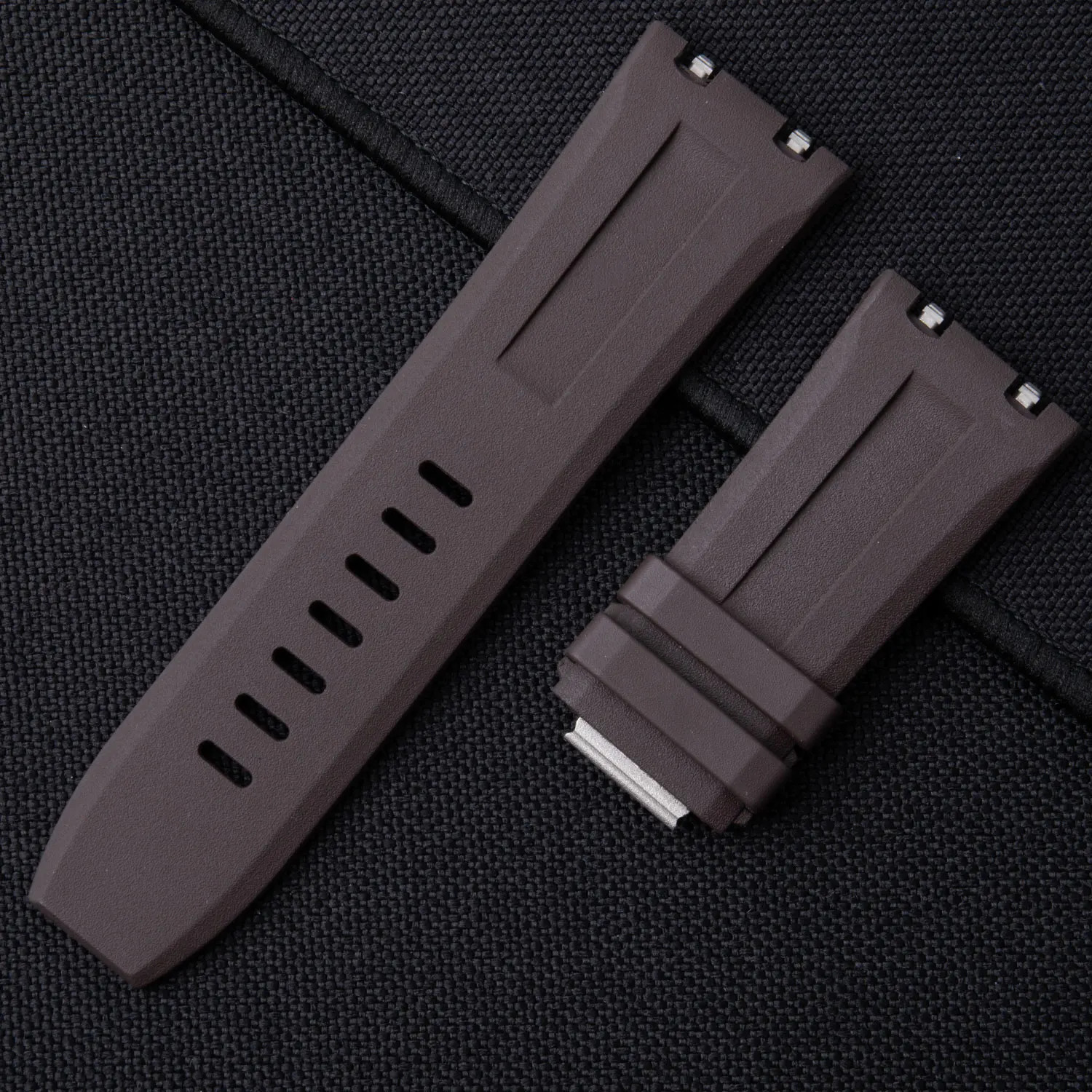 Quick Change FKM Rubber Strap Band Fits Audemars Piguet Royal Oak Offshore Diver
