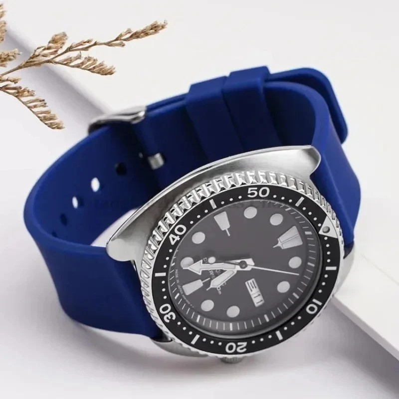 Silicone Watch Strap 14mm 16 18 19 20mm 21 22mm 24mm Waterproof Soft Rubber Band