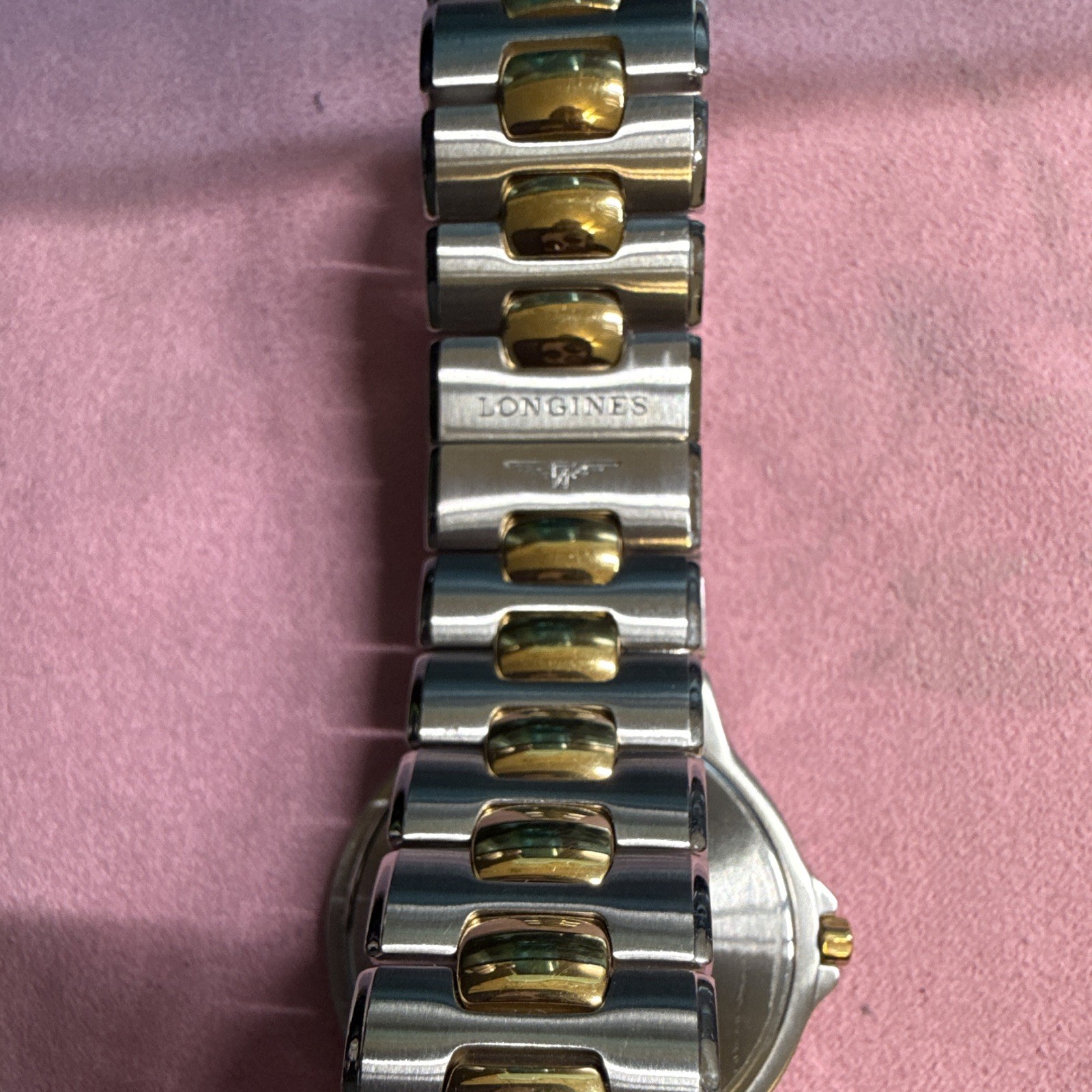 Longines Conquest Men’s Quartz Watch 35mm Two-Tone SS Gold Dial Date