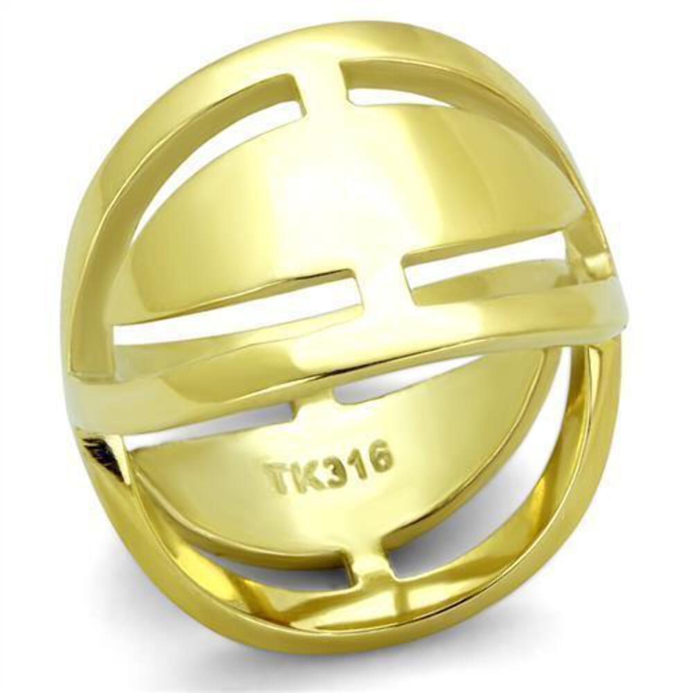 Gold Womens Ring Anillo Para Mujer 316L Stainless Steel Ring 316L Stainless Stee