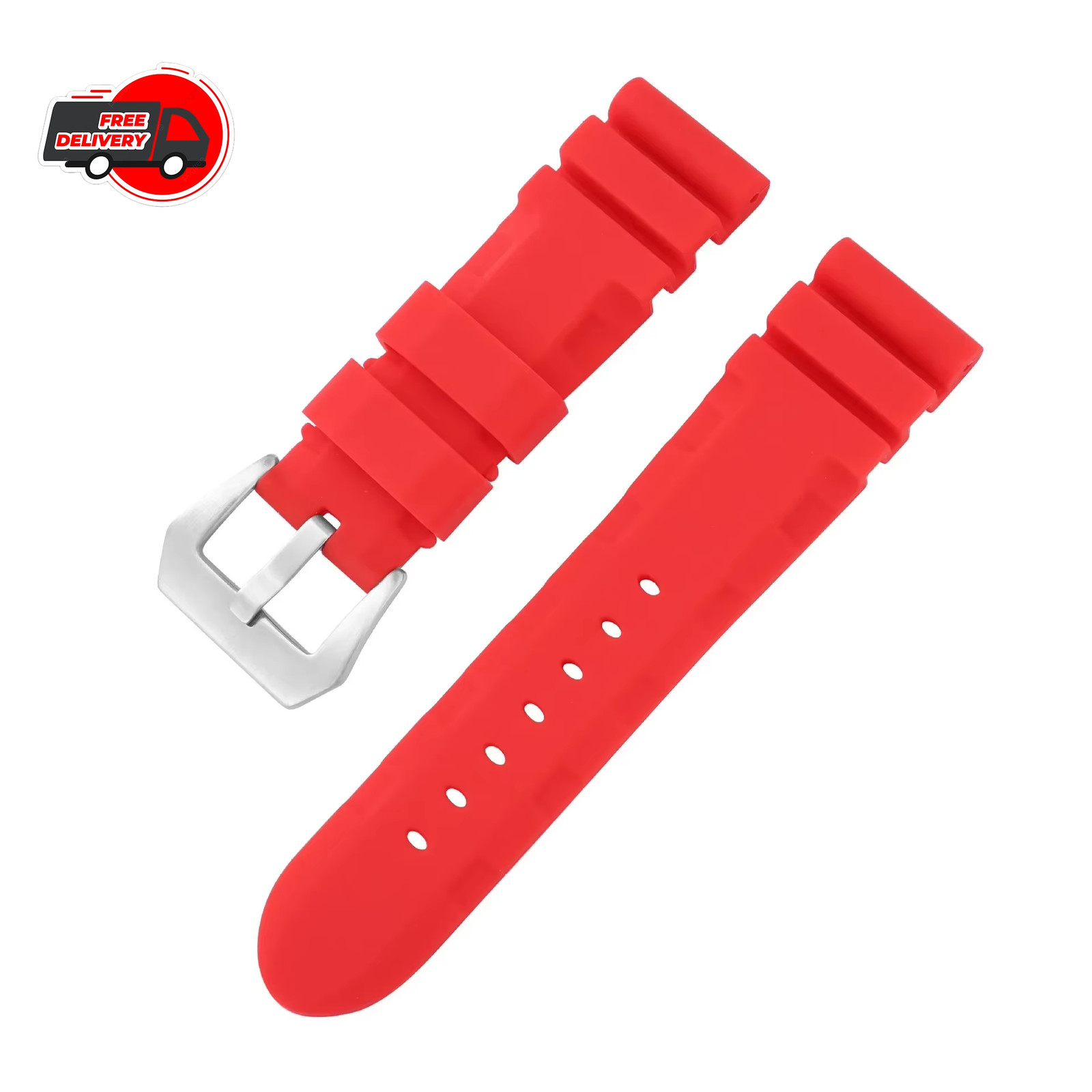 22mm 24mm 26mm Silicone Strap for Panerai Rubber Waterproof Band for SUBMERSIBLE