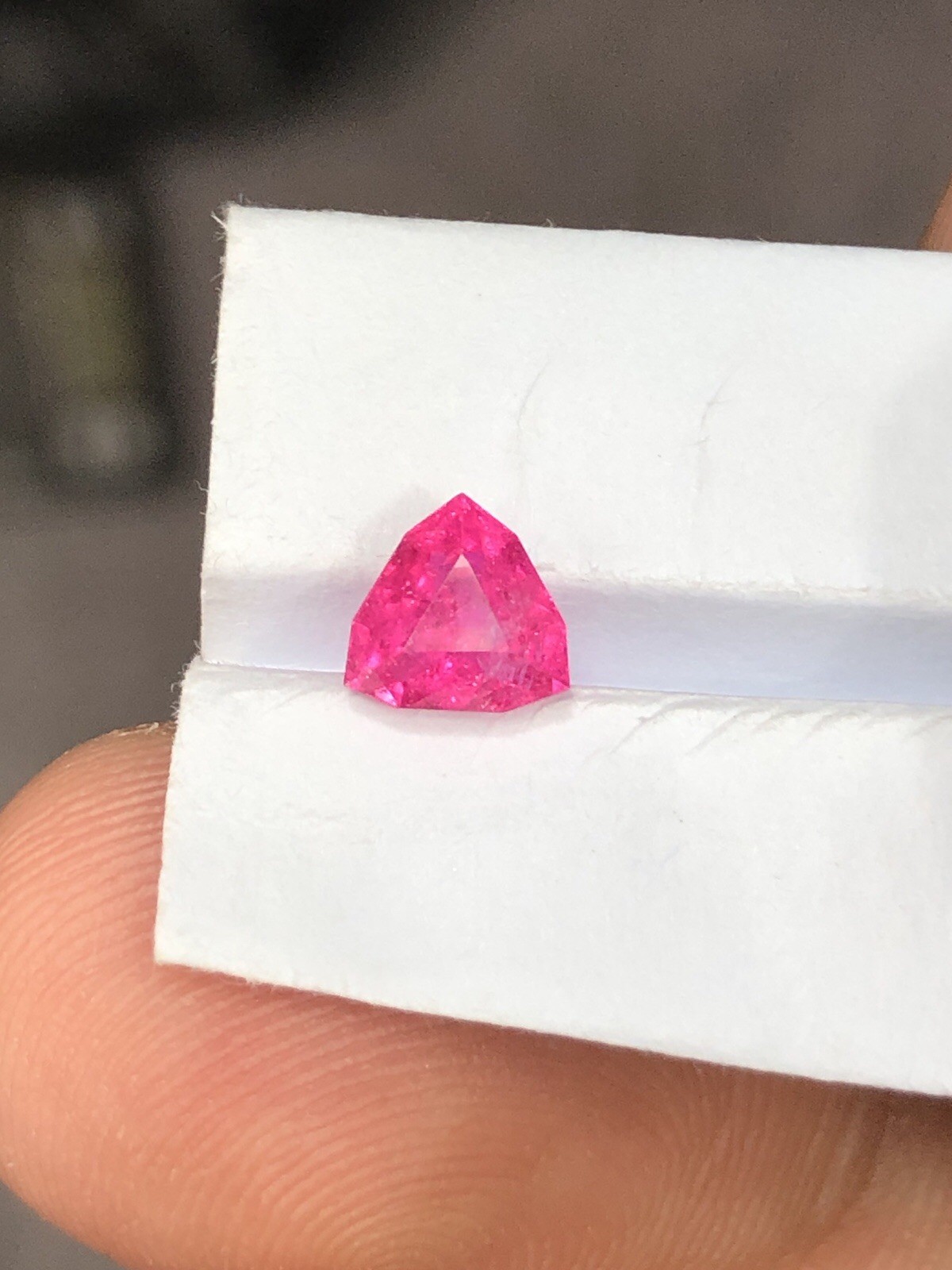 Natural Rubellite Tourmaline | Vivid Hot Pink Faceted Gem Afghanistan