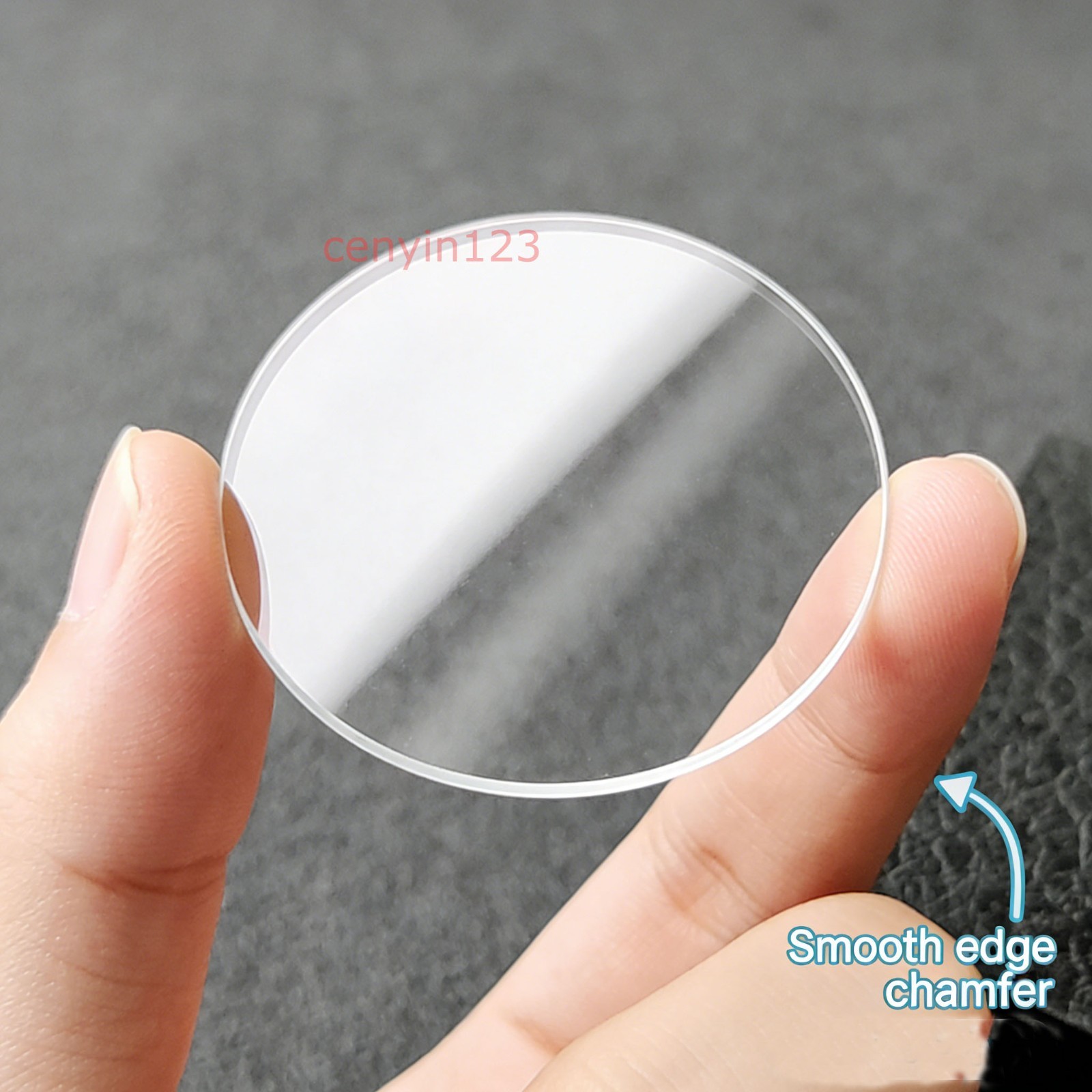 Sapphire Watch Crystal Lens 15-42mm Round Flat Glass Replacement For Watch