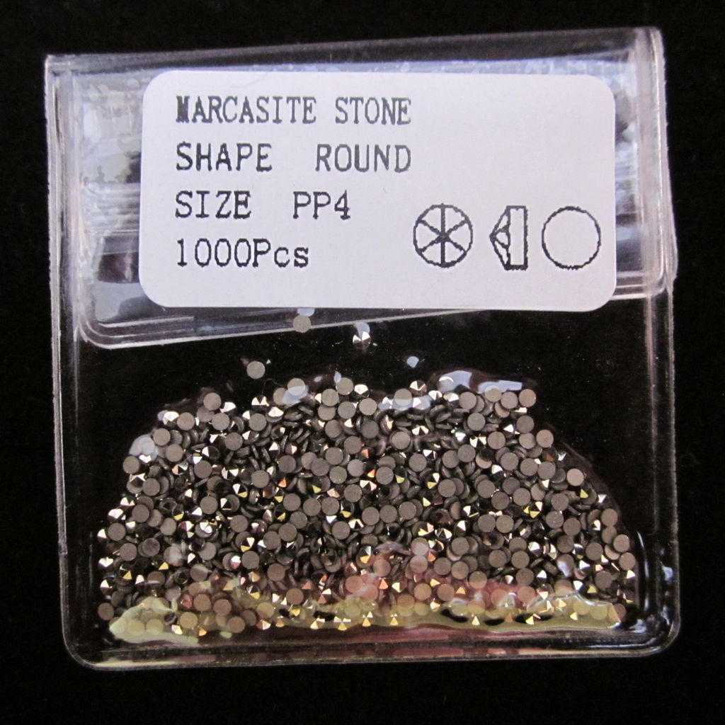 LOOSE MARCASITE STONES 1000pcs SIZE 1.0mm PP4 Premium AA Grade Gemstones