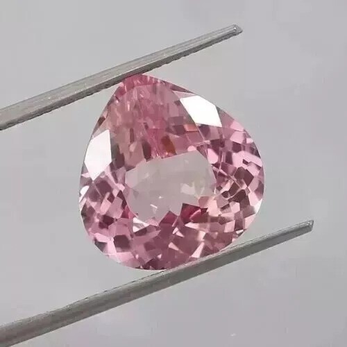 Padparadscha Sapphire 13+ Ct Pear Cut Pink Natural Loose Gemstone
