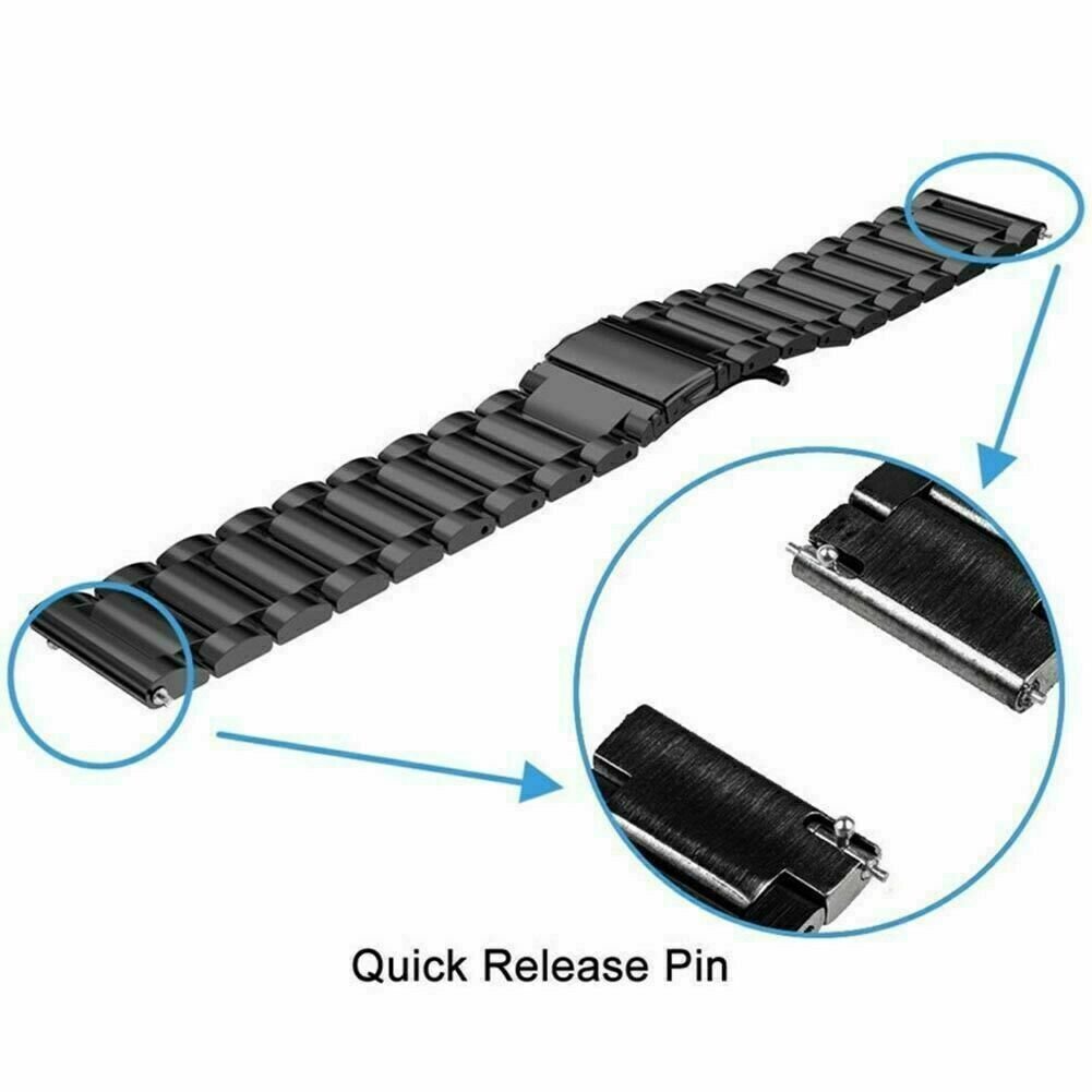 Stainless Steel Strap Metal Watch Band For Samsung Galaxy Watch 42/46mm Gear S3