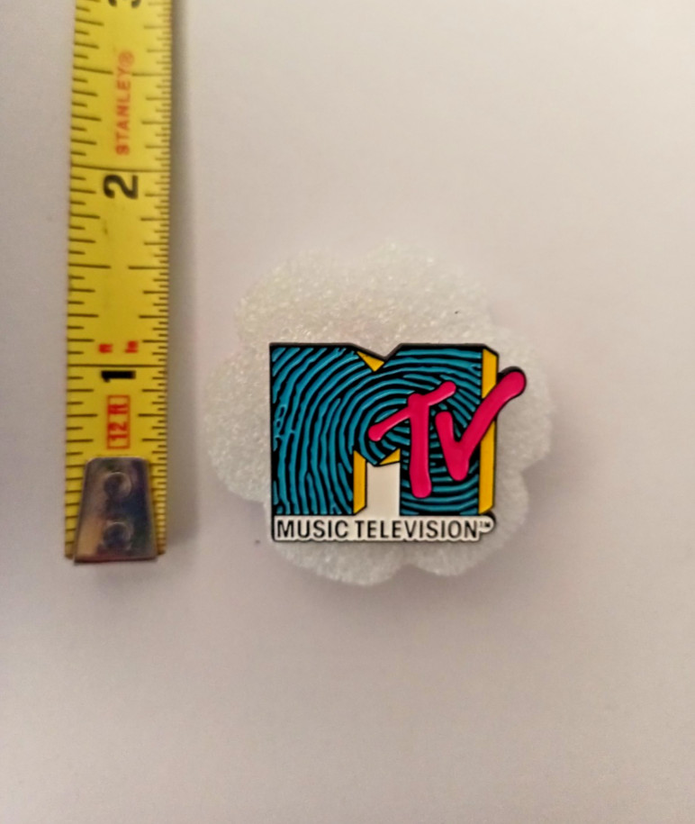 MTV ENAMEL PIN-2 OR MORE PINS SHIPPING IS $5.49-SPEND $20 AND SHIPPING IS FREE