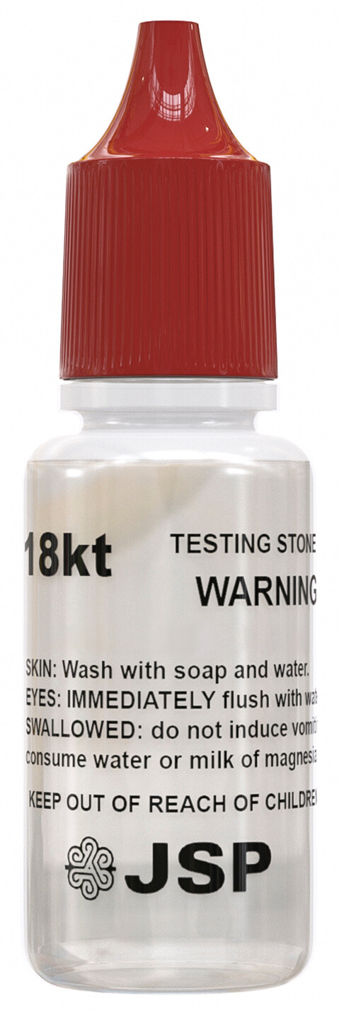 JSP Gold Silver Jewelry Testing Acid 10K 14K 18K 22K 24K PLATINUM TEST STONE KIT