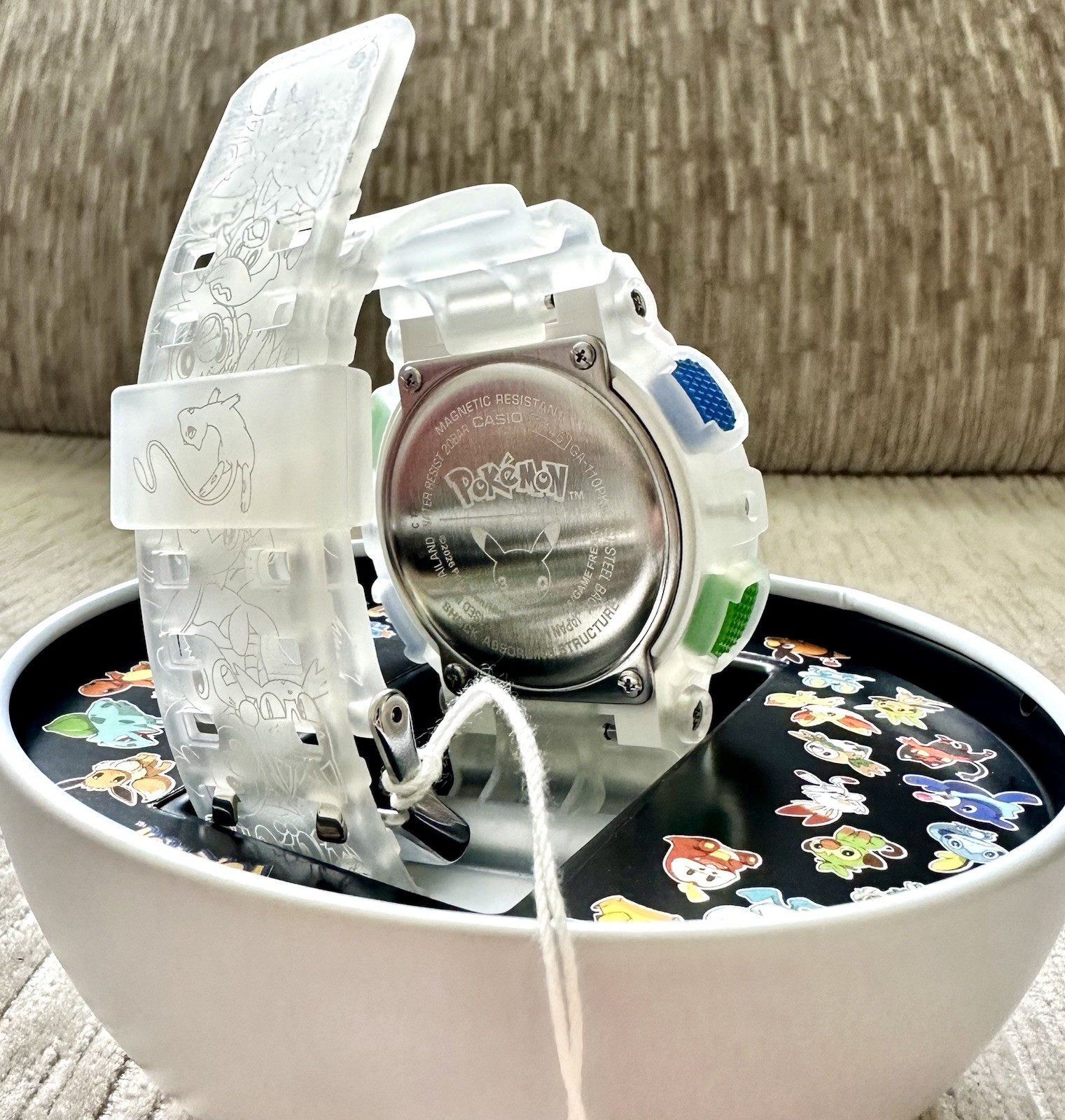 CASIO G-SHOCK Pokemon 30th Anniversary Watch GA-110PKM-7AJR IN HAND FAST SHIP