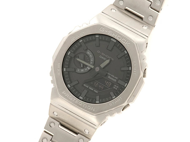 CASIO G SHOCK FULL METAL Watch GM B2100D 1AJF Wristwatch Metal Black Unisex Used