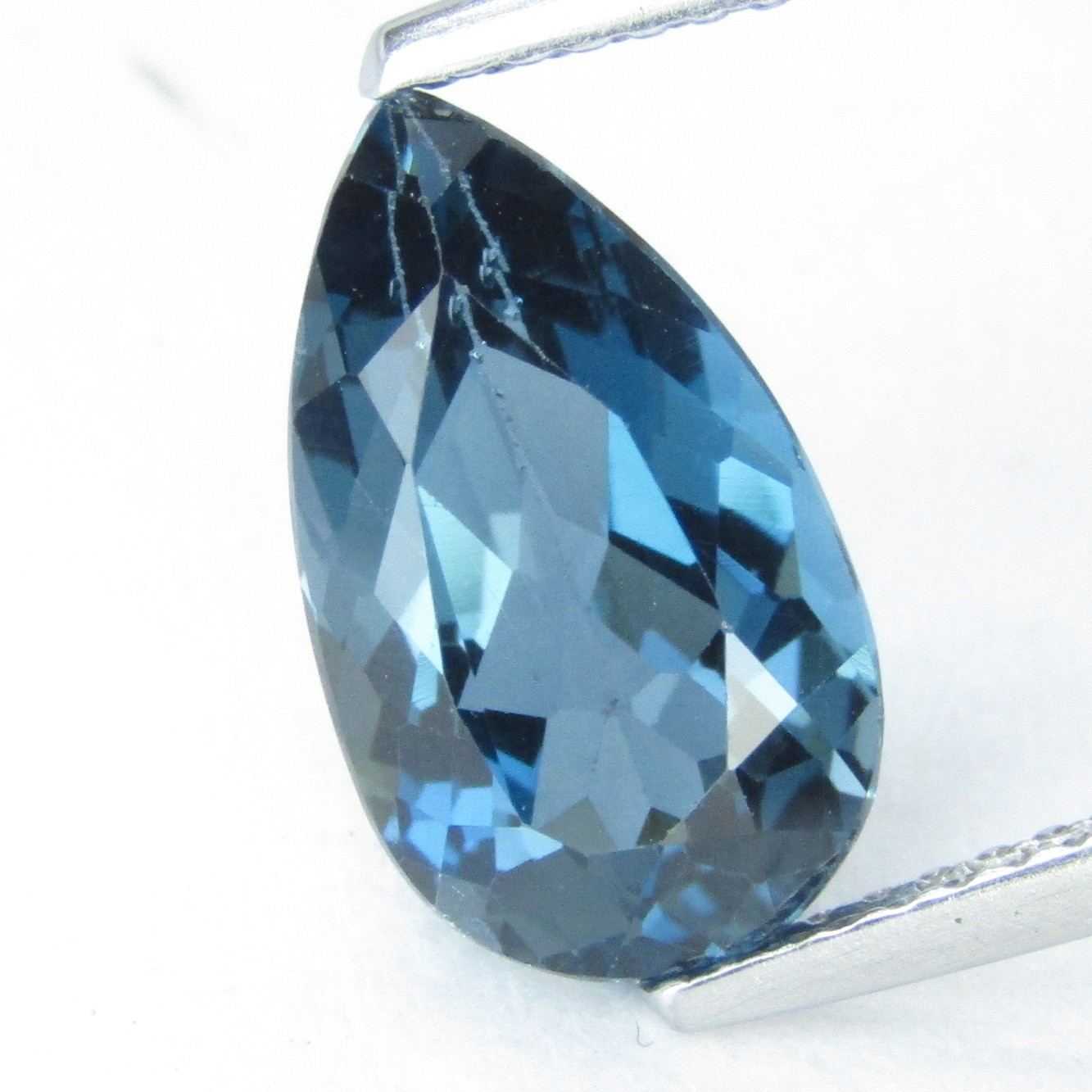 4.02Ct Significant Natural London Blue Topaz 13×7.5mm Pear Shape Loose Gemstone