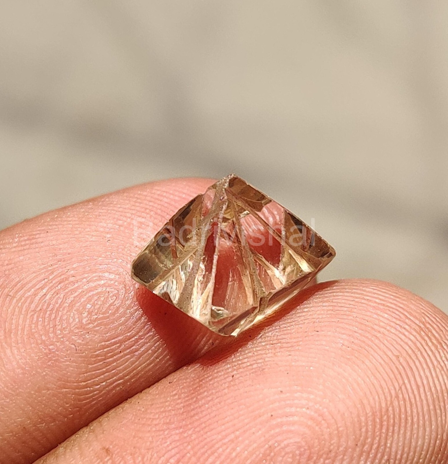 Raw Diamond 4.01Ct D-Color Certified Colorless CVD Loose Gemstone FL-Clarity EKU