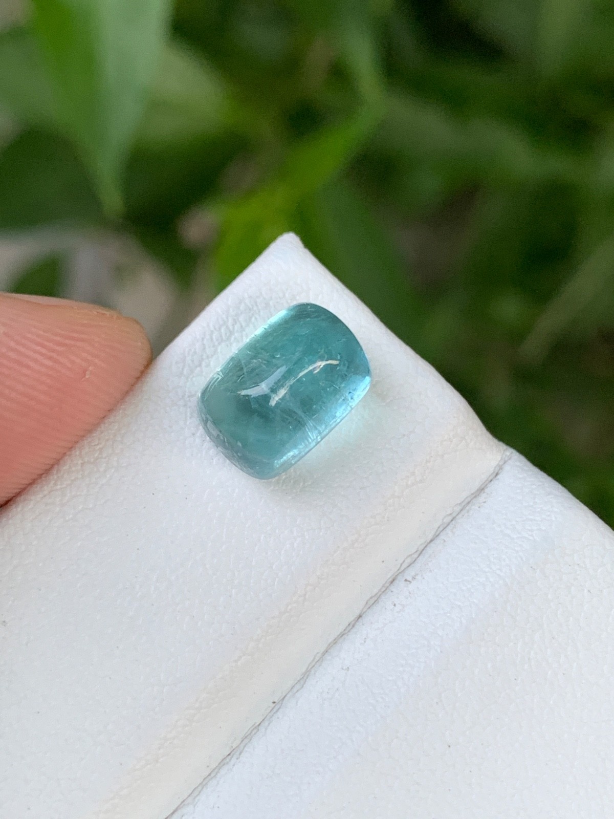 Natural Afghan Lagoon Blue Tourmaline 4.7 Ct Untreated Cushion Loose Gemstone
