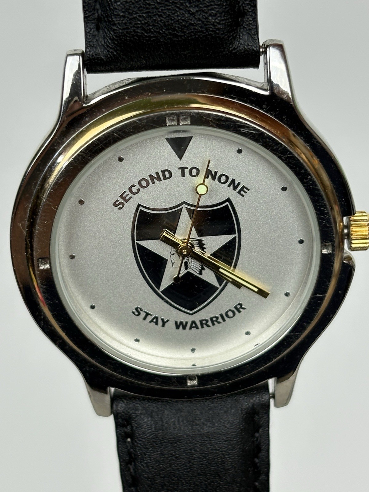 US Army 2nd Infantry Division Watch Second To None Stay Warrior Military Men