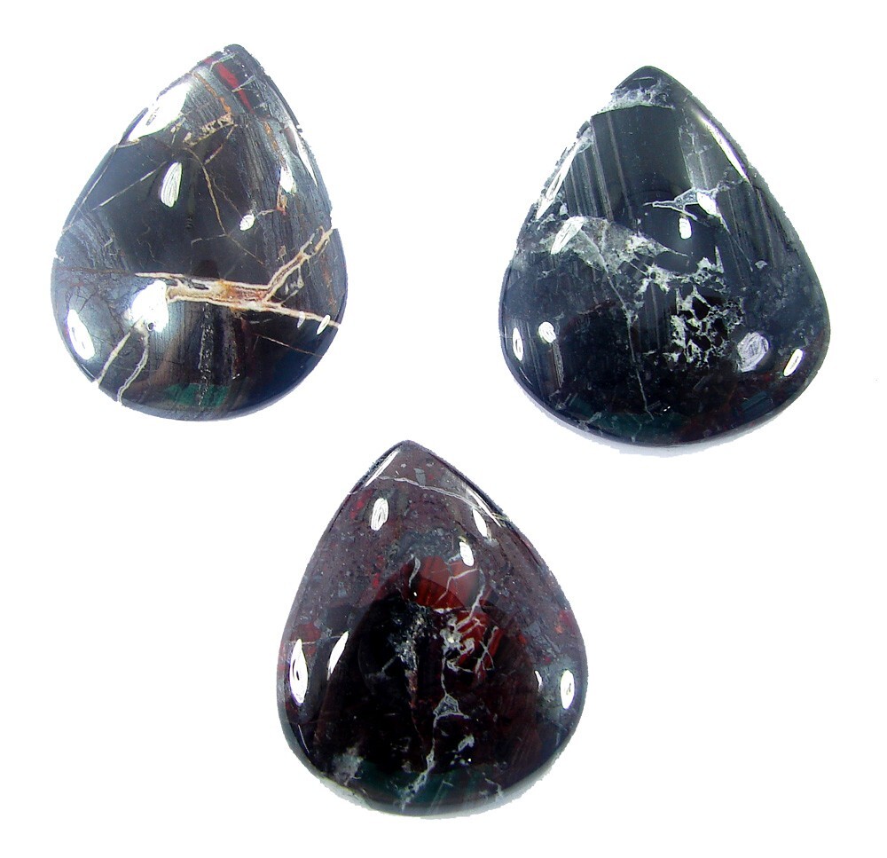 101.80 Ct Natural Rainbow Jasper Loose Gemstone Lot of 3 Pcs Cabochon Stone-1480