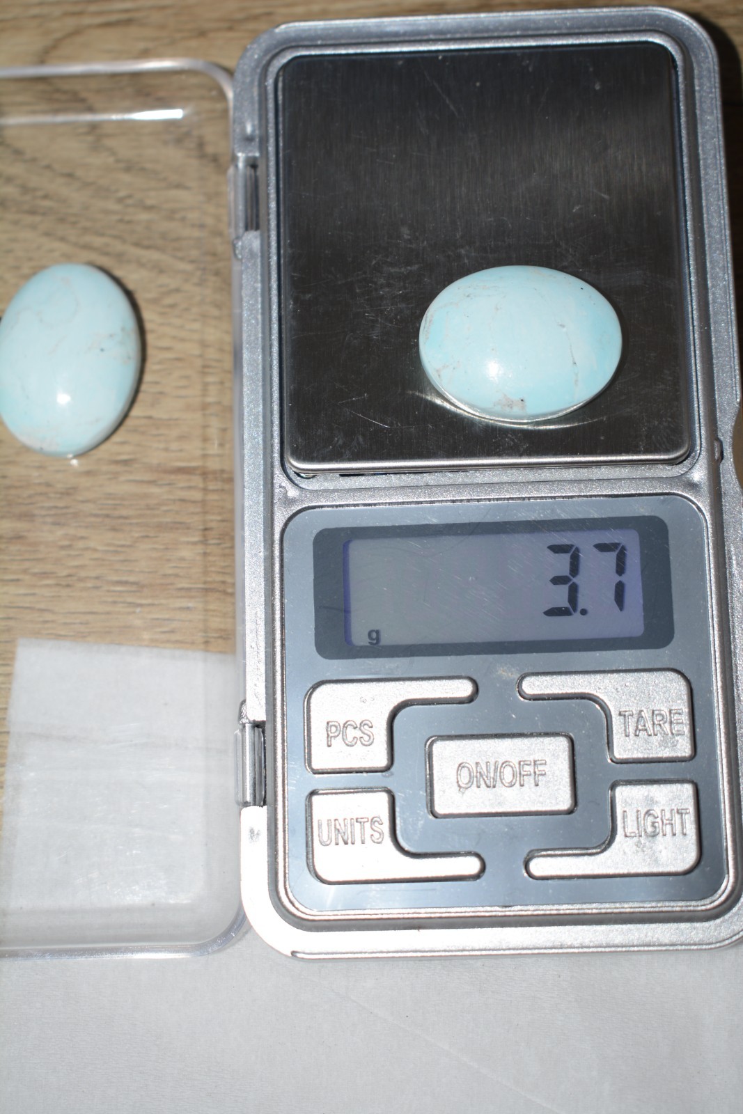Rare Natural Armenian Turquoise Pair – 35.5 Carats, 2 in 1 lot