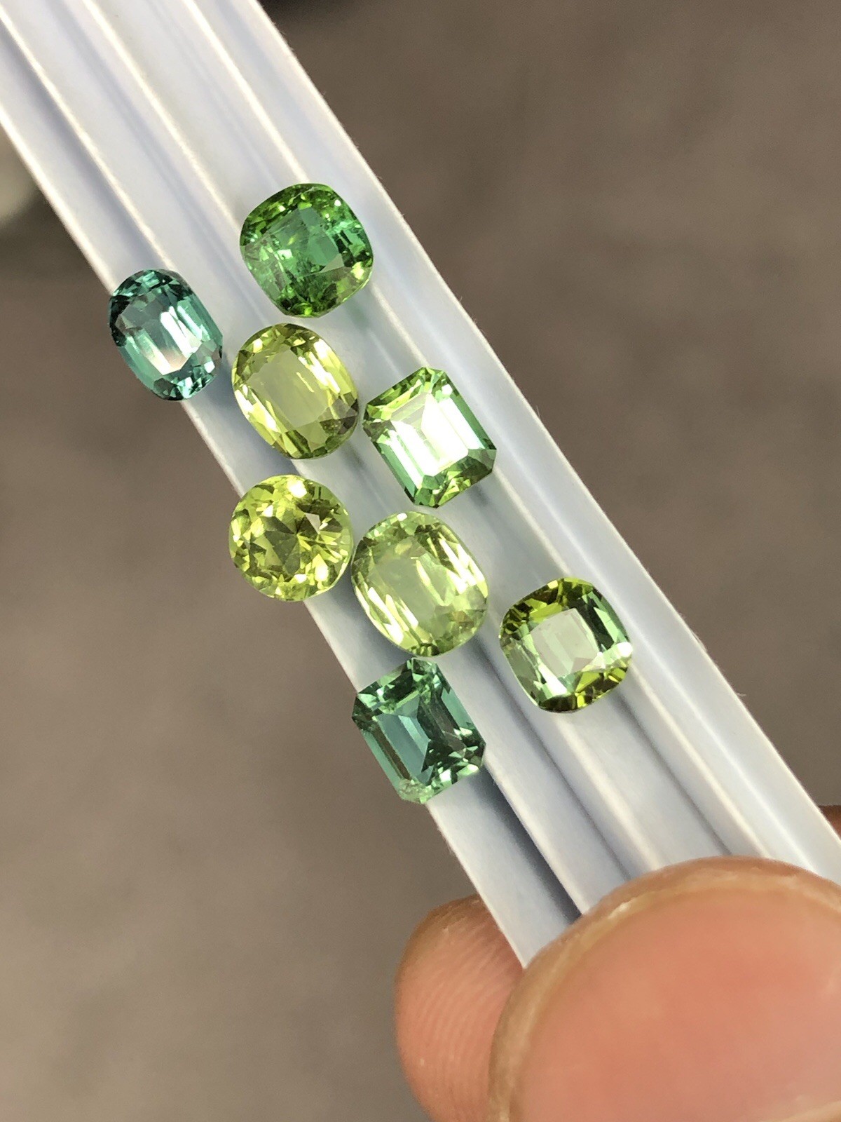 4 Carat Natural Multi Color Tourmaline – Faceted Afghanistan Tourmaline