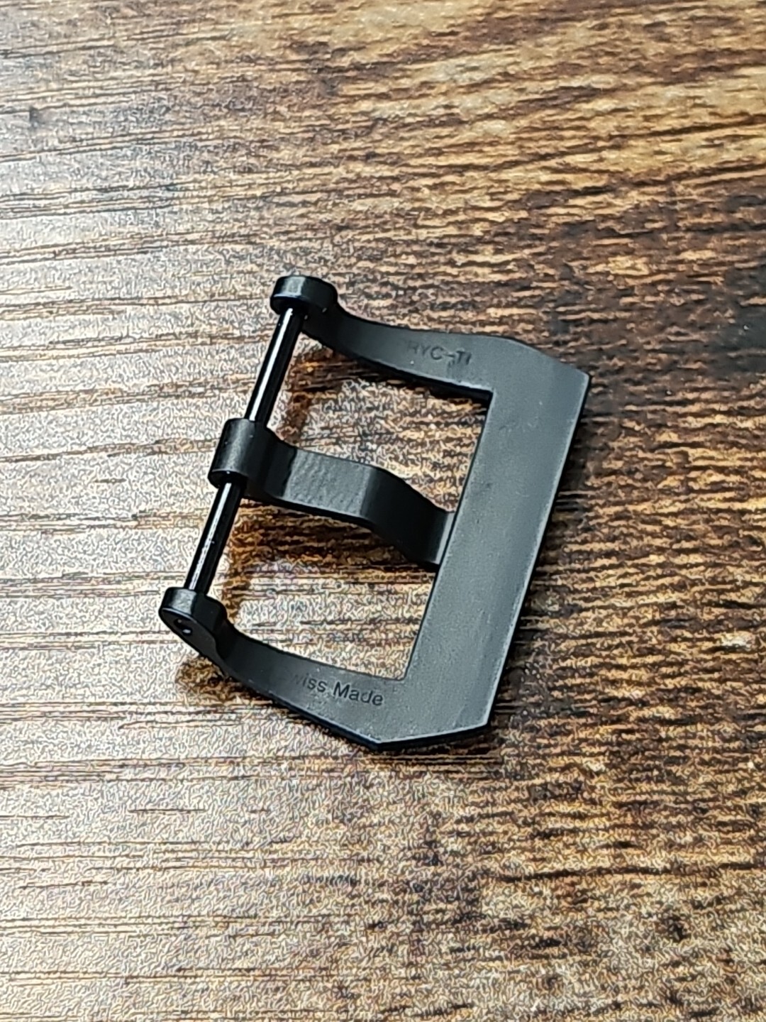 Panerai 22mm OEM PVD Black Titanium Tang Ardillon Buckle 22MM PAV00675 Swiss