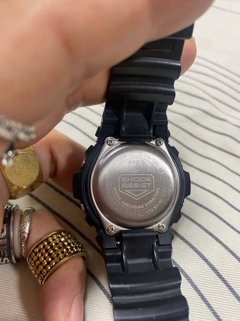 Good Condition Working Item Casio G-Shock AW-591 4778 Quartz
