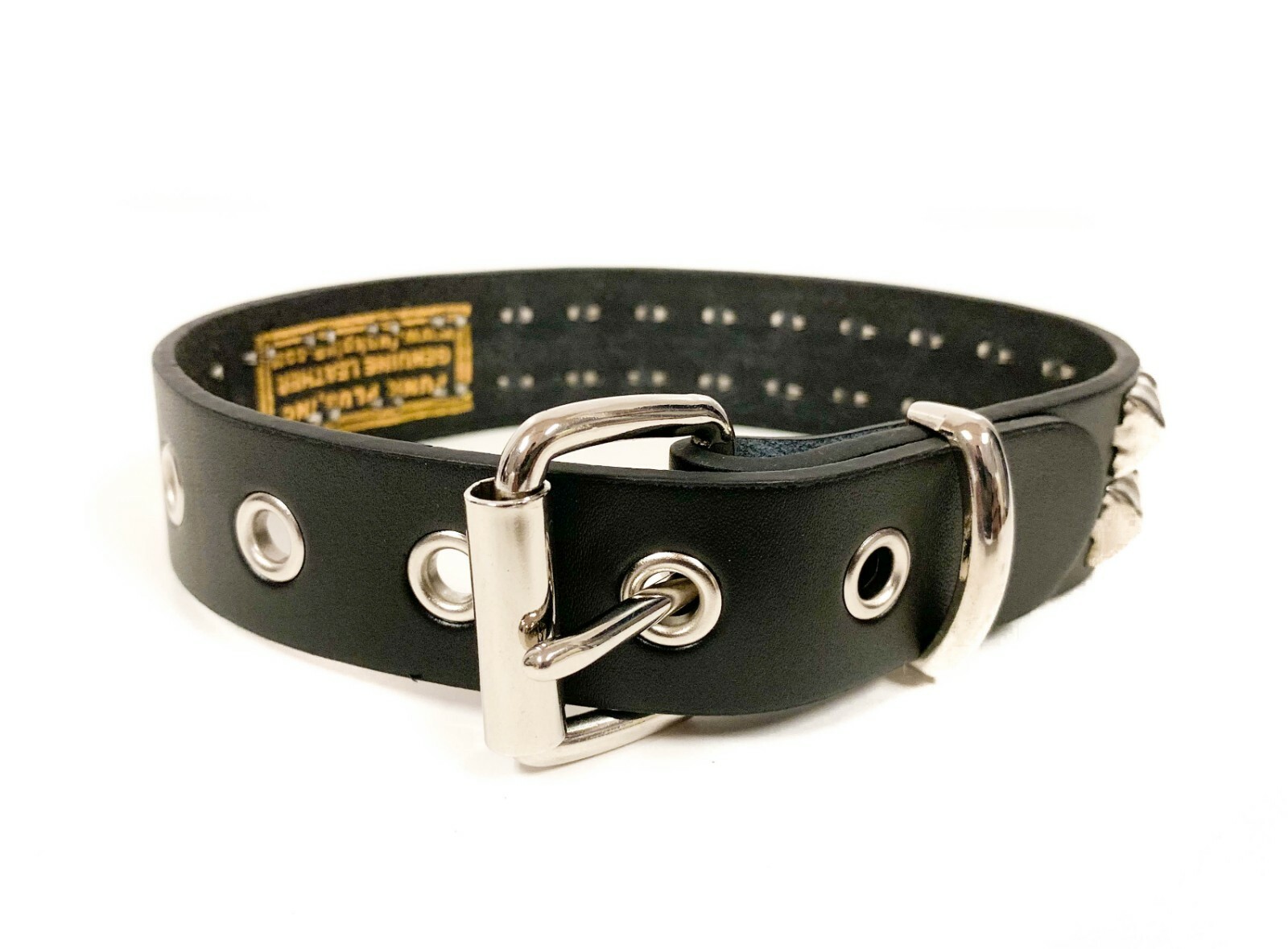 Studded Choker Collar Necklace Double Row pyramid Punk Goth Rockabilly 60’s BDSM