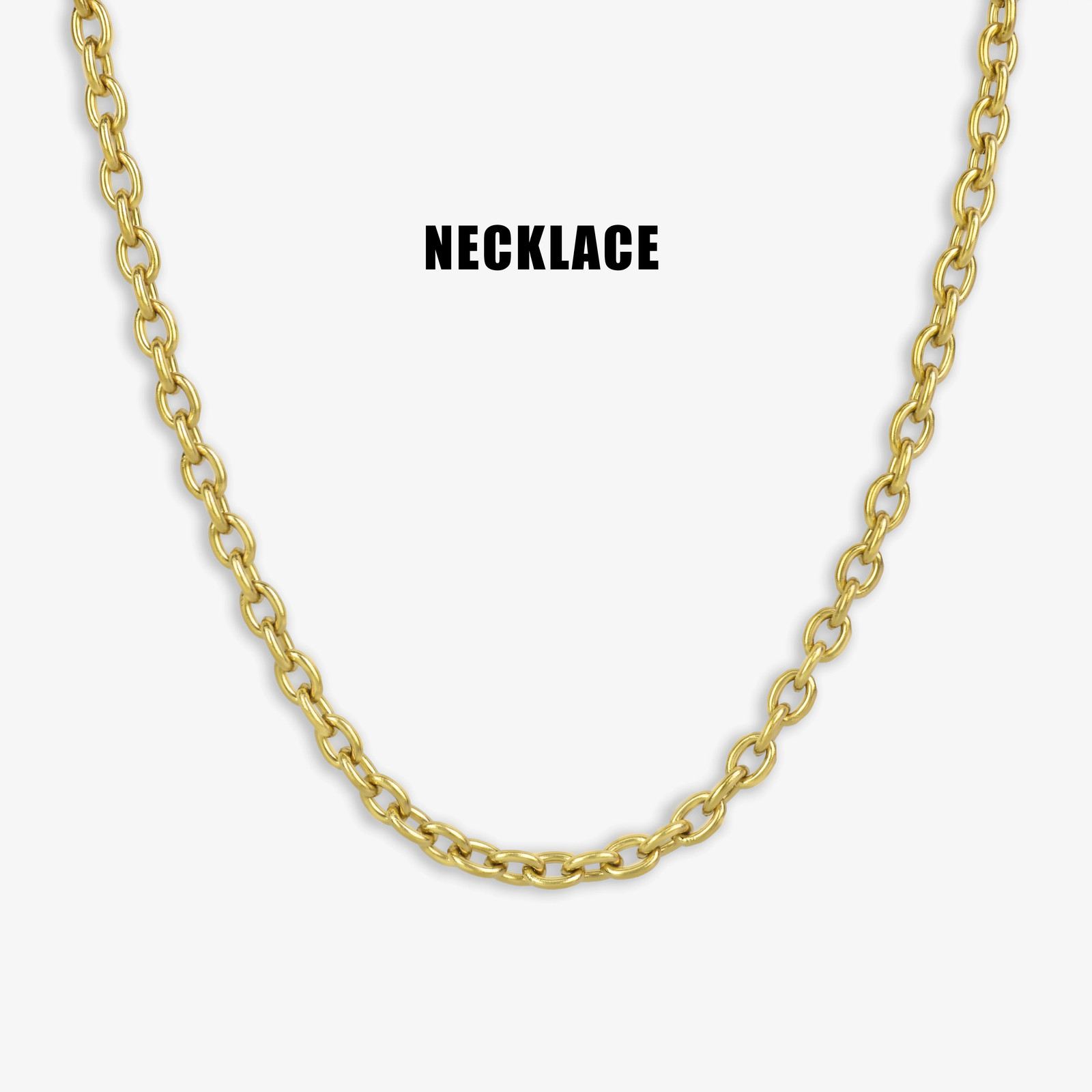 Men’s Necklace Titanium Steel Boys Jewelry Gift Neck Chain Trend Hip Hop Collarb