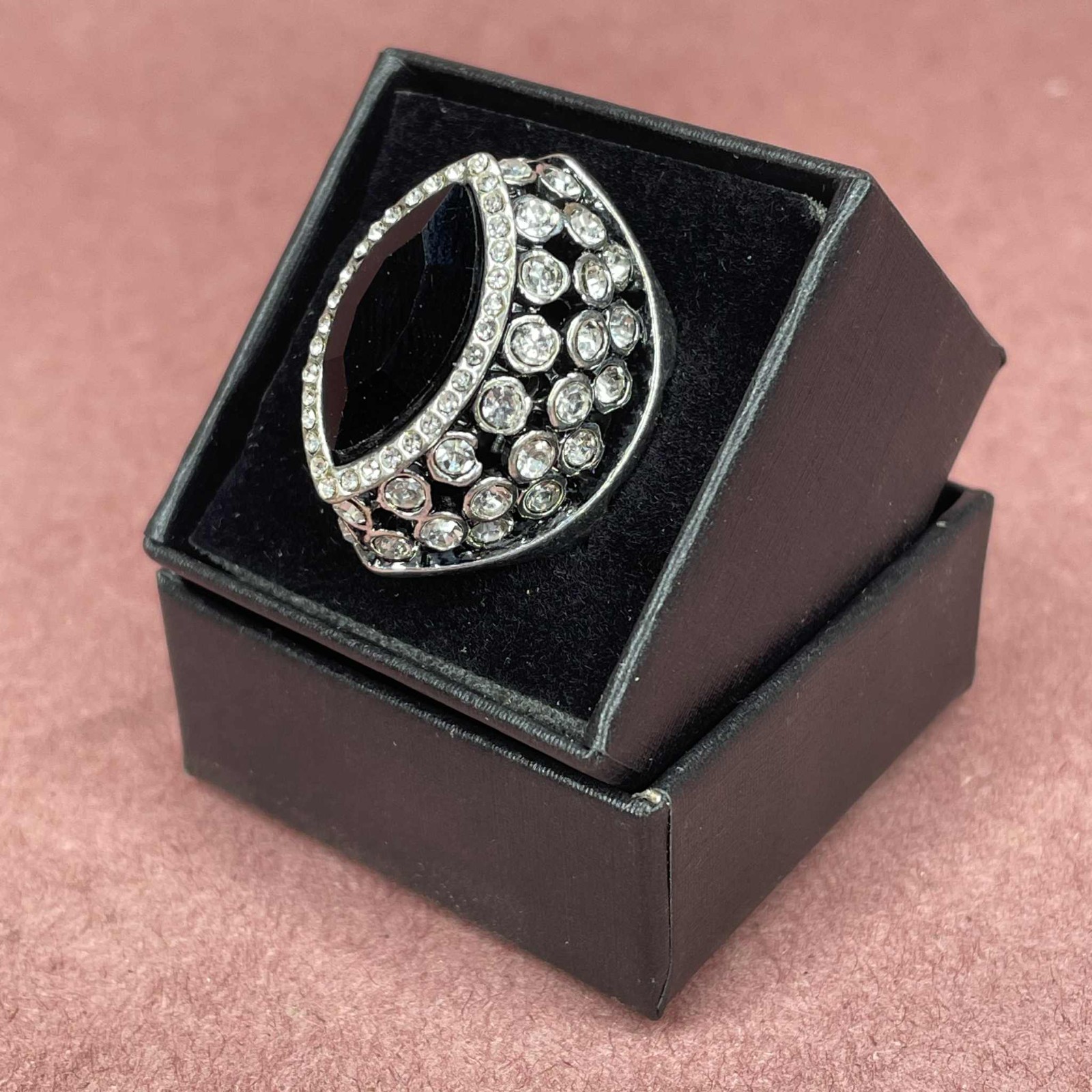 Morticia Addams Family Ring Replica Gothic Jewelry for Morticia Cosplay Costume