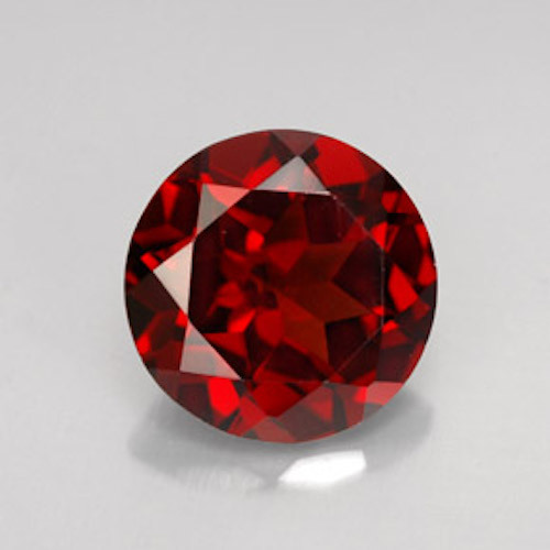 Masterpiece Collection: Round Faceted AAA Natural Bright Garnet (2-6.5mm)