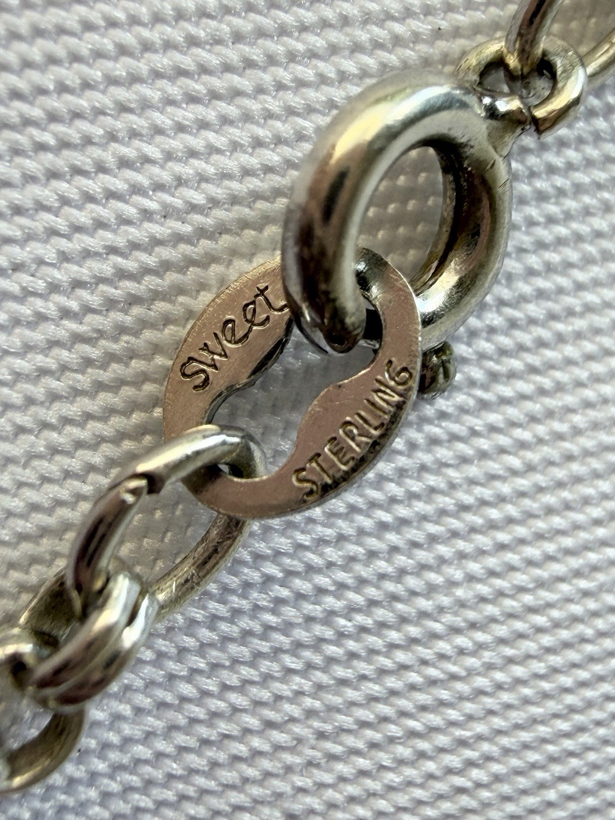 925 Sterling Silver Rolo Belcher Chain Necklace 18″ 2.5mm 6.38g Sweet Sterling