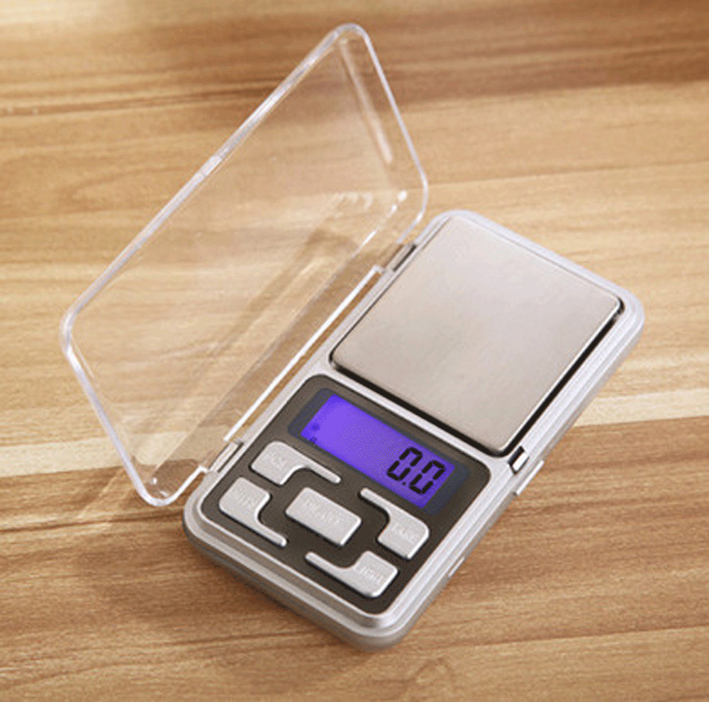 Digital 500g x 0.1g Scale Jewelry Portable Pocket Balance Gram OZ. LCD Herb Gold