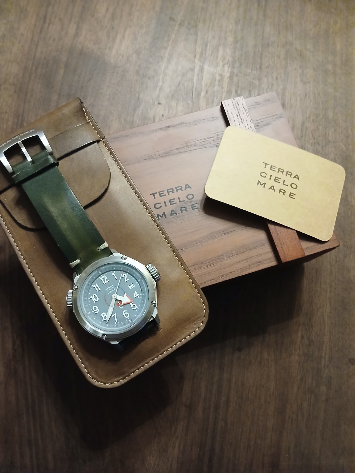 Terra Cielo Mare Orienteering M13/40 Men’s Watch. Italian Made, Swiss Movement