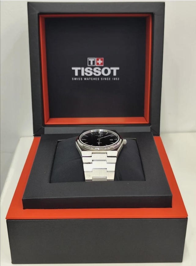 Tissot PRX/316L Quartz Black New Watch 40mm Men’s Steel Watch T137.410.11.051.00
