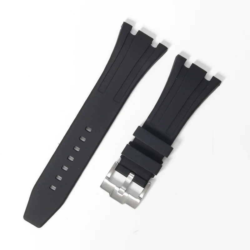 27mm 28mm 30mm Rubber Silicone Watch Band Strap for AP Royal Oak Offshore GA2100