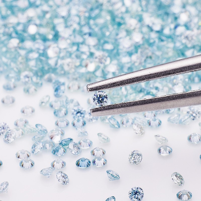 Wholesale 1CT Loose Moissanites Stone Small Size 0.7mm~3.0mm GRA D VVS1 Gemstone