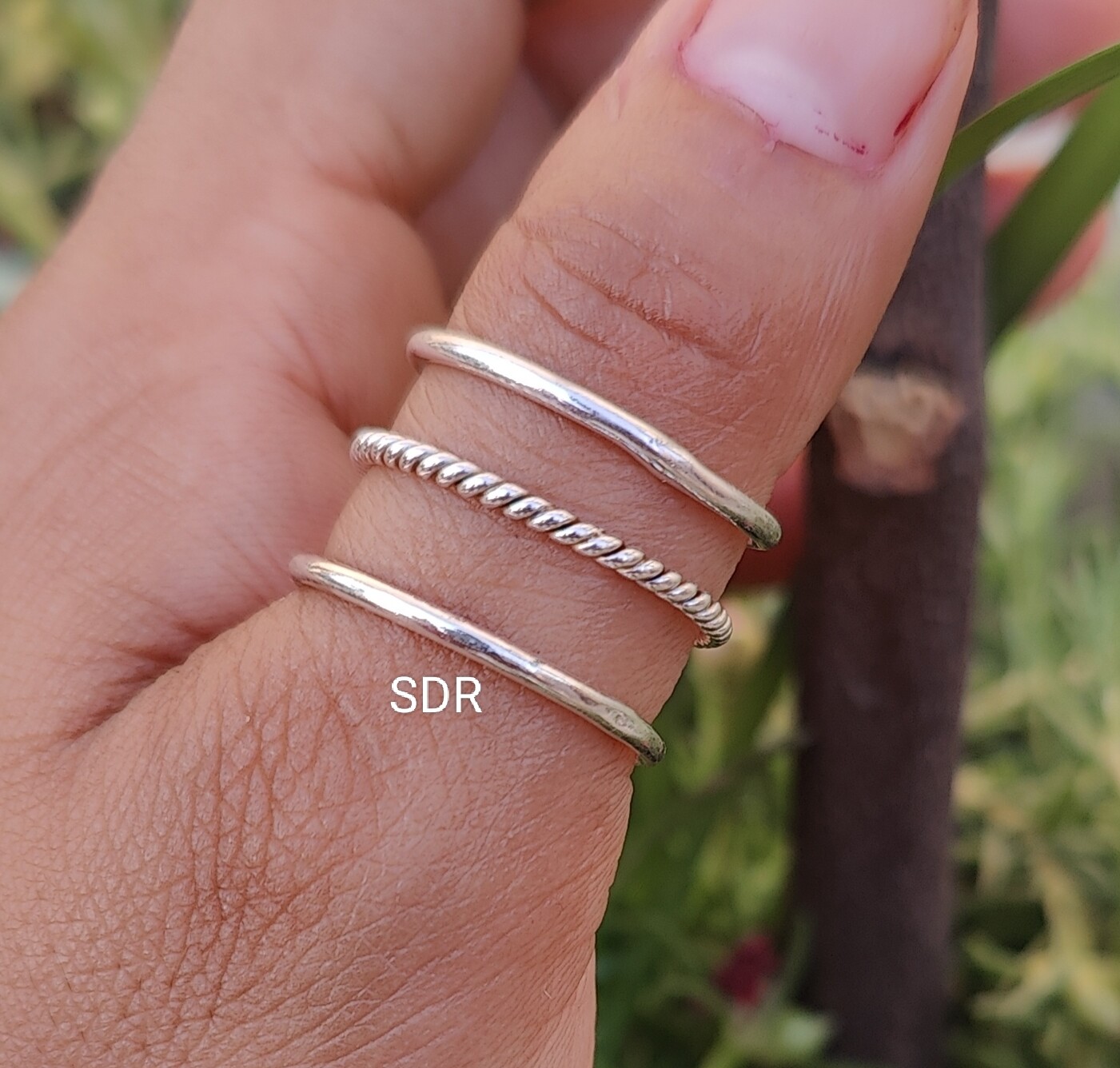 Adjustable Ring 925 Sterling silver Band& Statement Ring Handmade Ring All Size