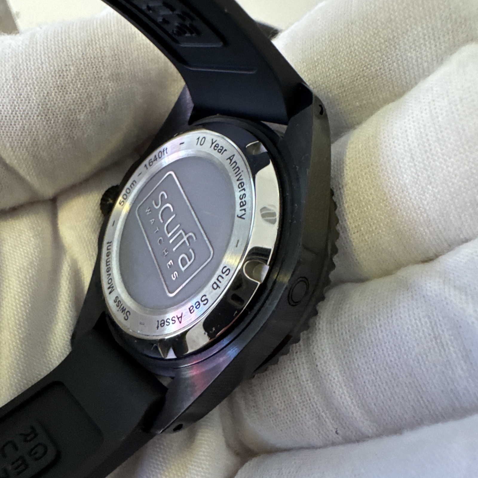 Scurfa Diver One Black PVD 10 Year Anniversary Edition Watch