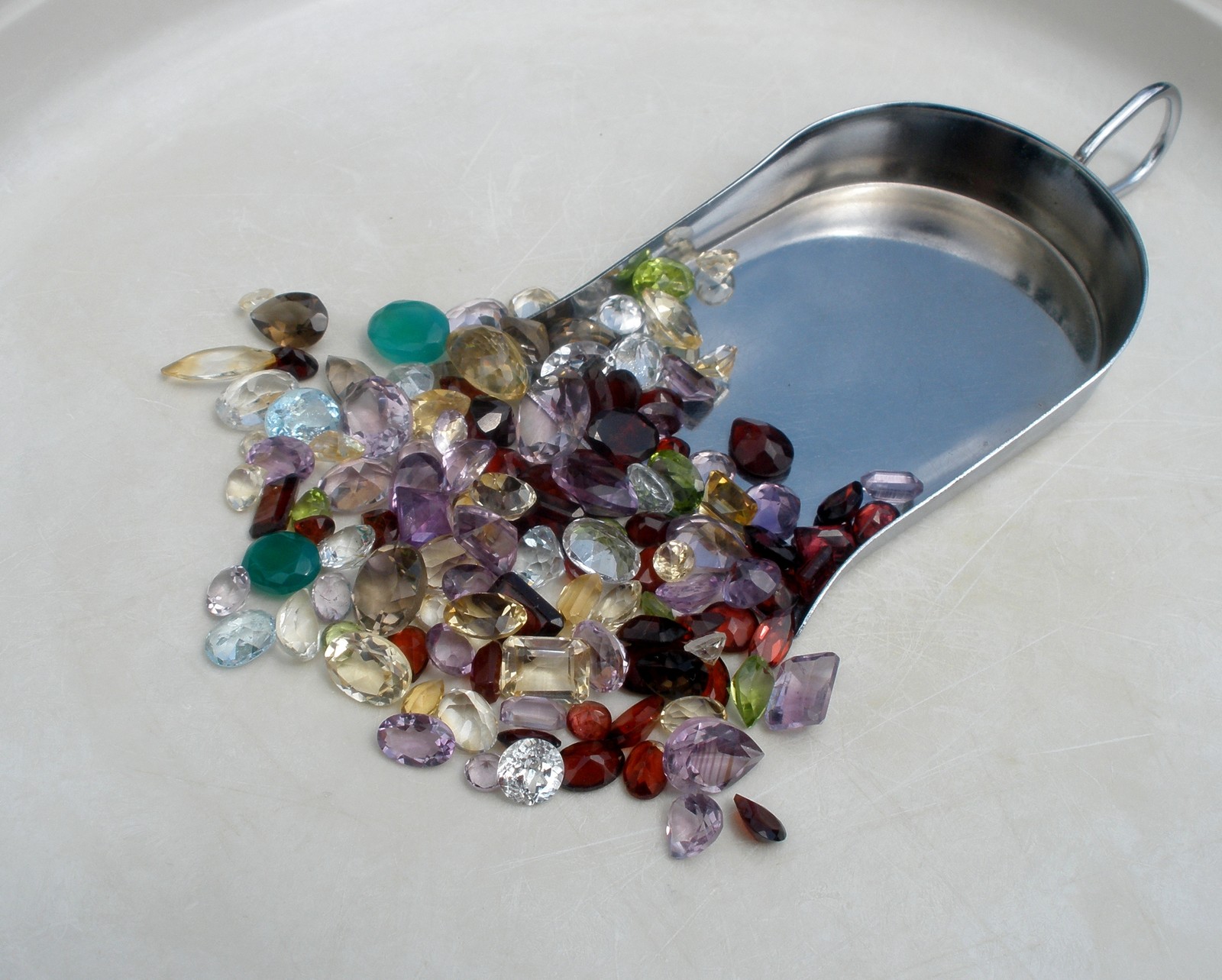 Over 100 Carats of Natural Gem Mix Loose Faceted Parcel Lot