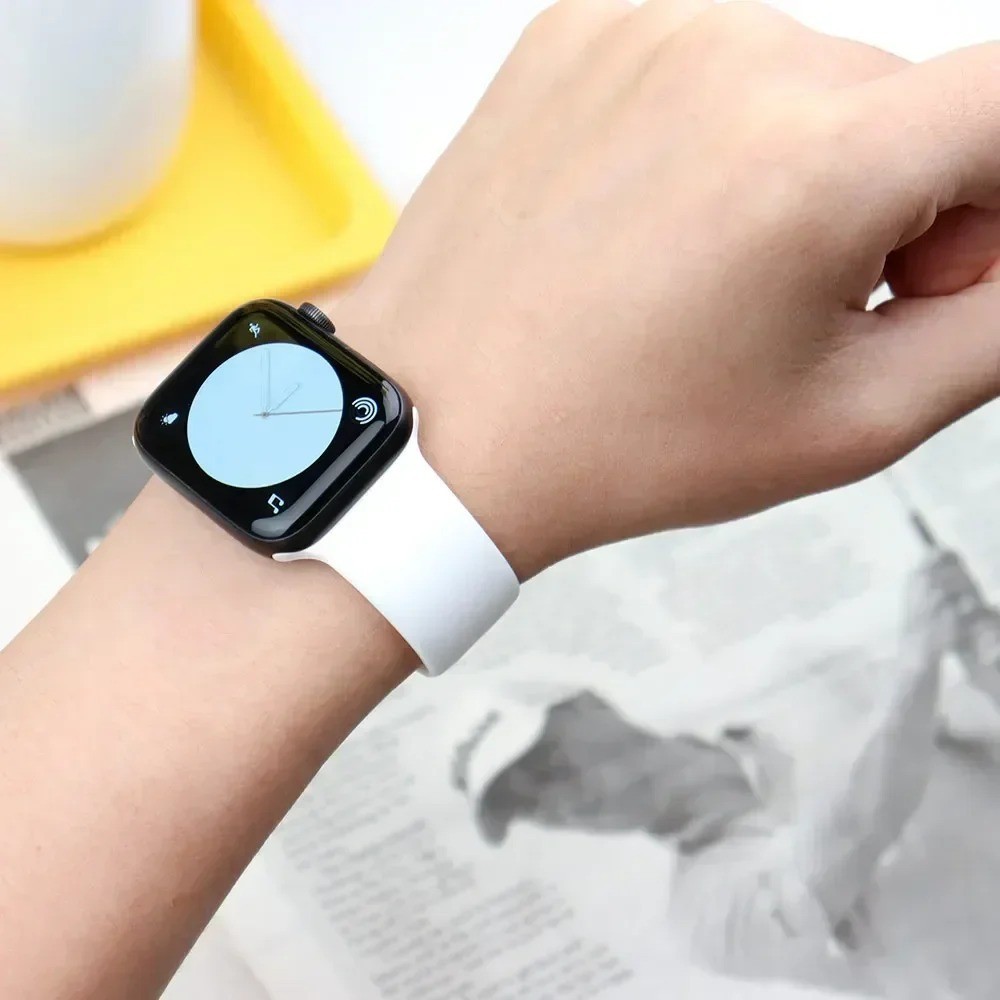 For Apple Watch Silicone Band Strap Series SE 1 2 3 4 5 6 7 Sports 38/40/42/44mm