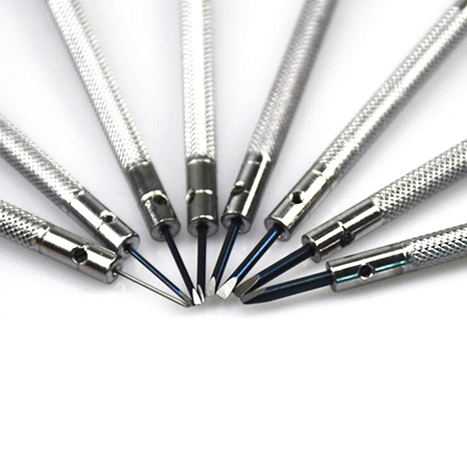 13Pack Metal 0.6-2.0mm 90mm Long Screwdrivers Repair Tools For Watchmakers Watch