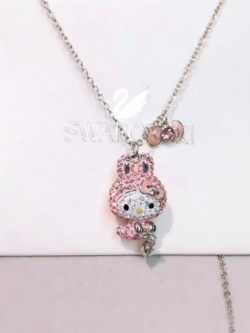 Swarovski Hello Kitty Bunny Necklace