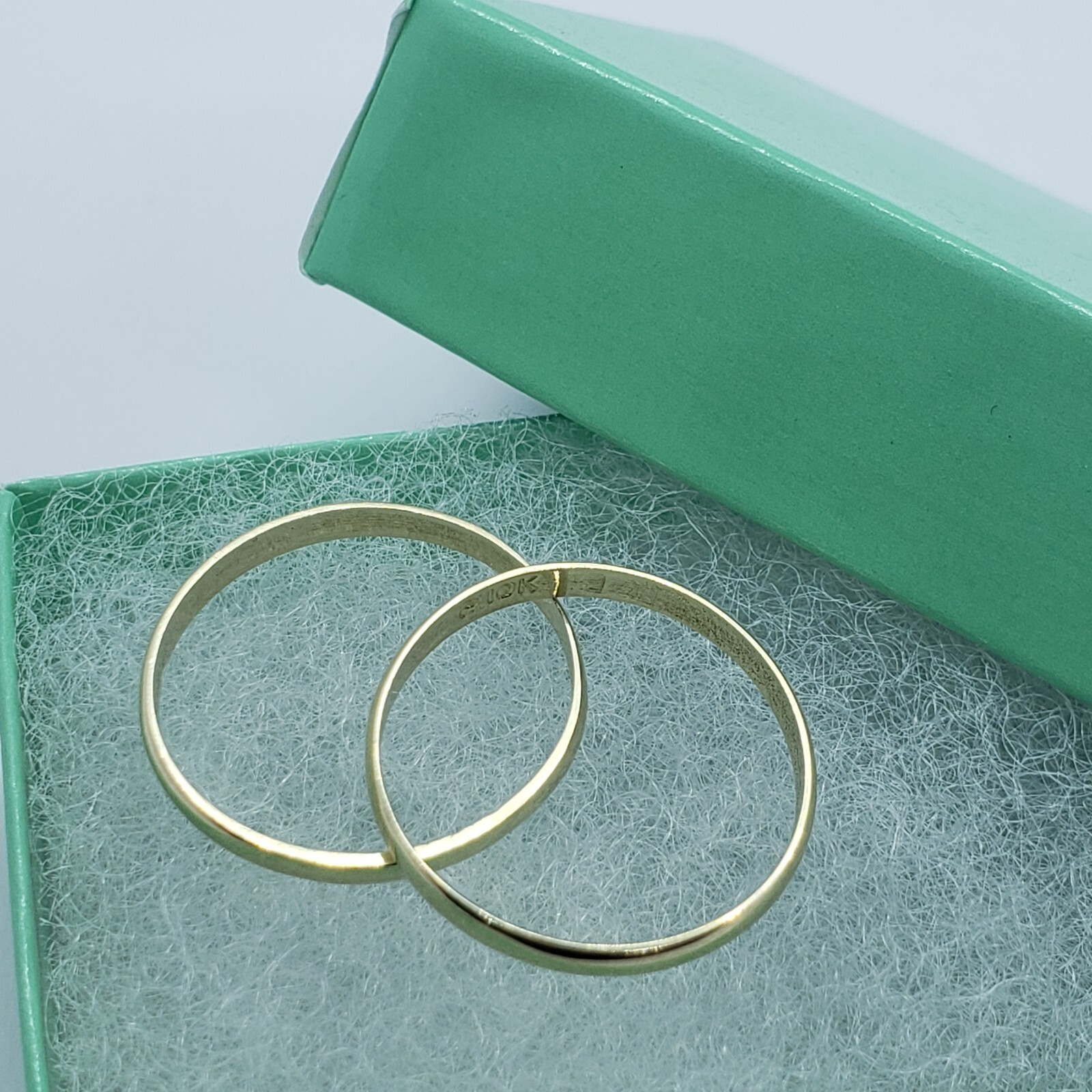 Authentic 10K Solid Yellow Gold Plain Knuckle Band Ring High quality Sizes 2-7.5