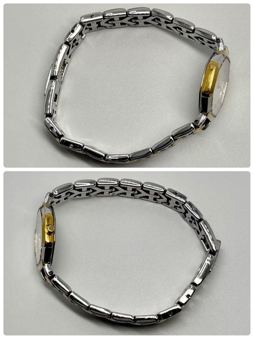 Yves Saint Laurent Roman Watch Combination Octagon Gold