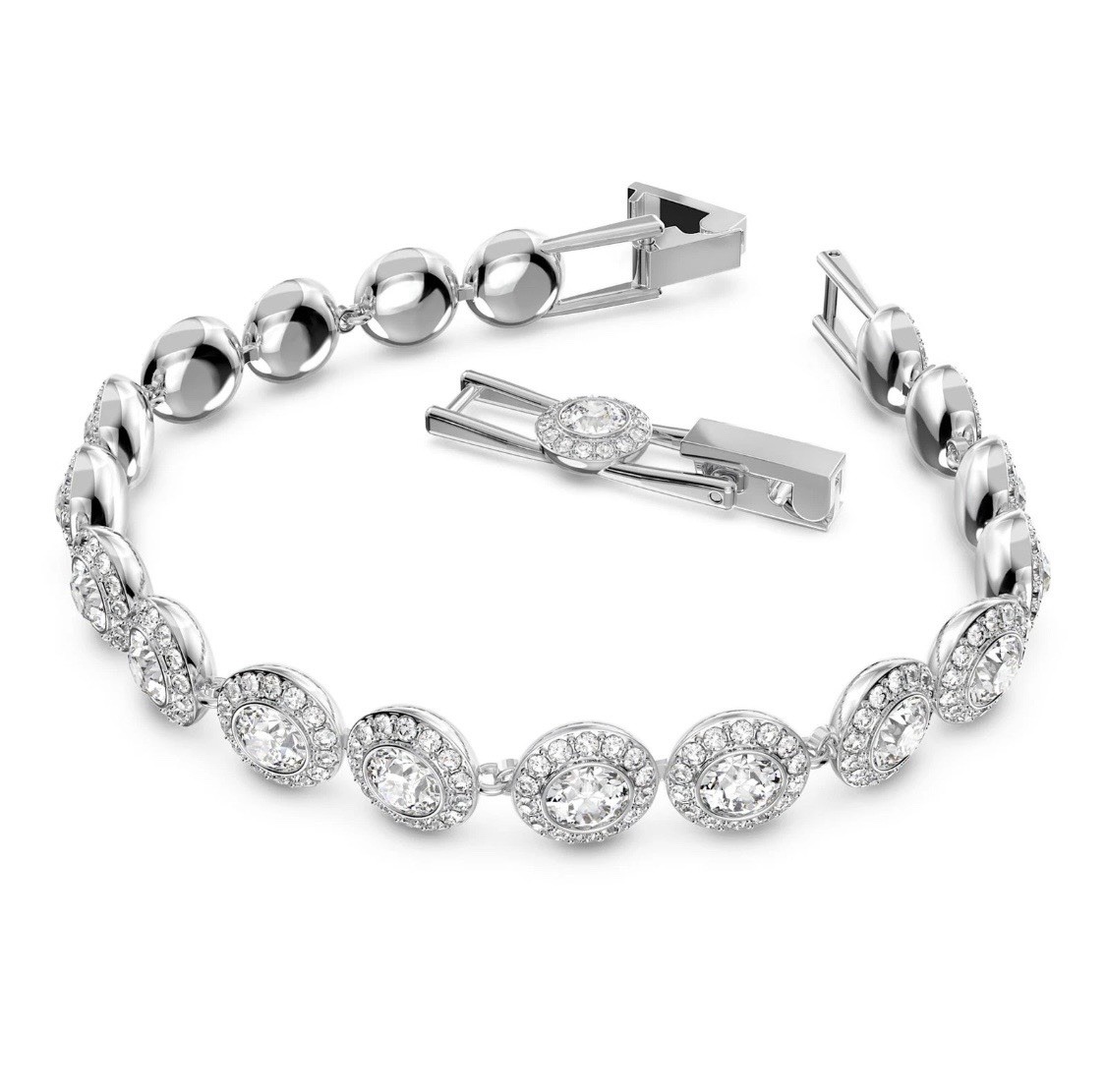 Swarovski Una Angelic Set, Necklace, Earrings & Bracelet, Round Cut 5367853