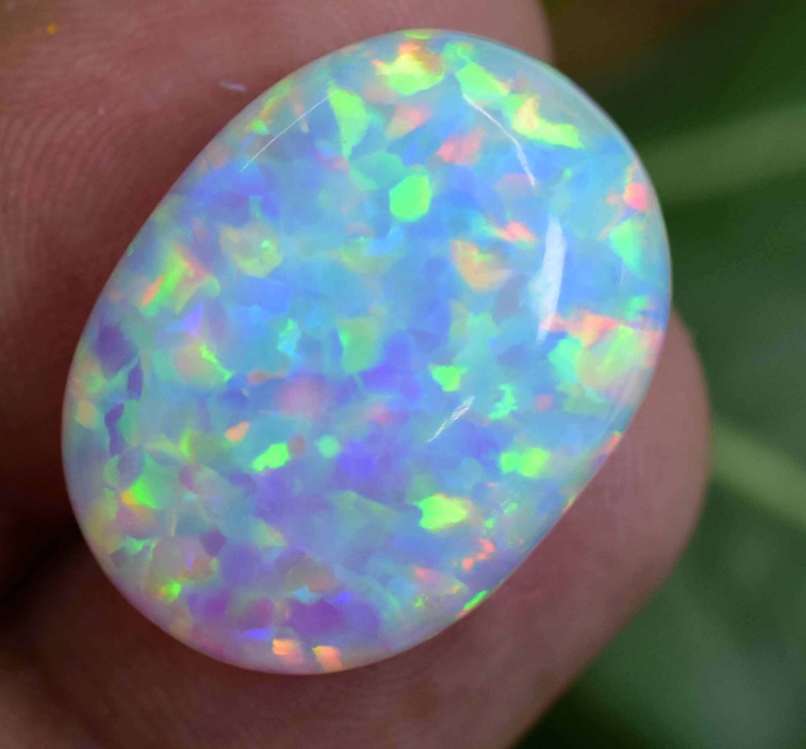17.85 Ct Natural Ethiopian Fire Opal Certified Play of Color Untreated Gemstone