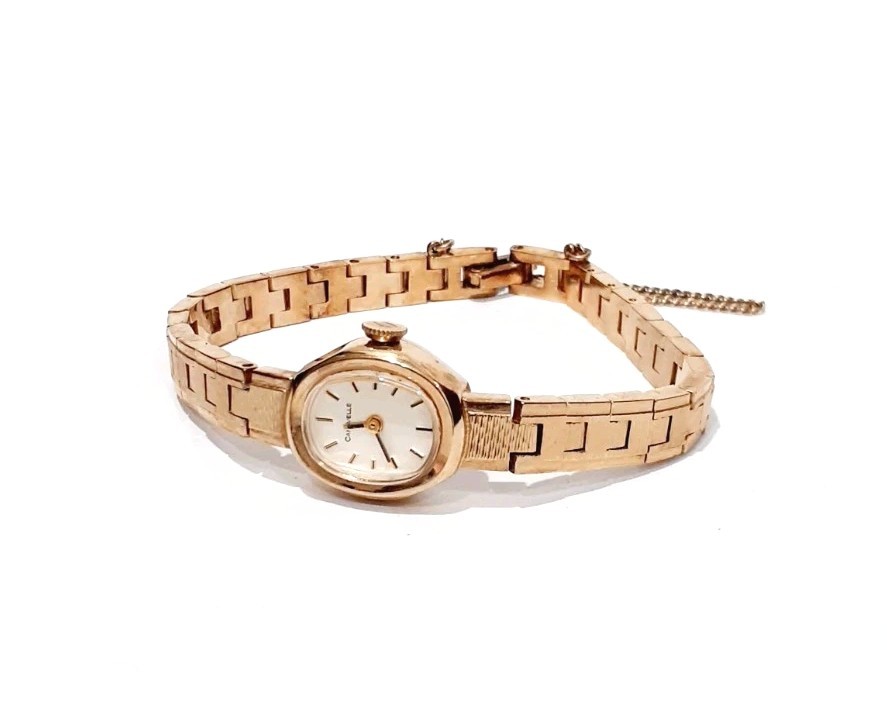 Vintage Bulova Caravelle Gold Tone Ladies Watch Rare SEE DESCRIPTION