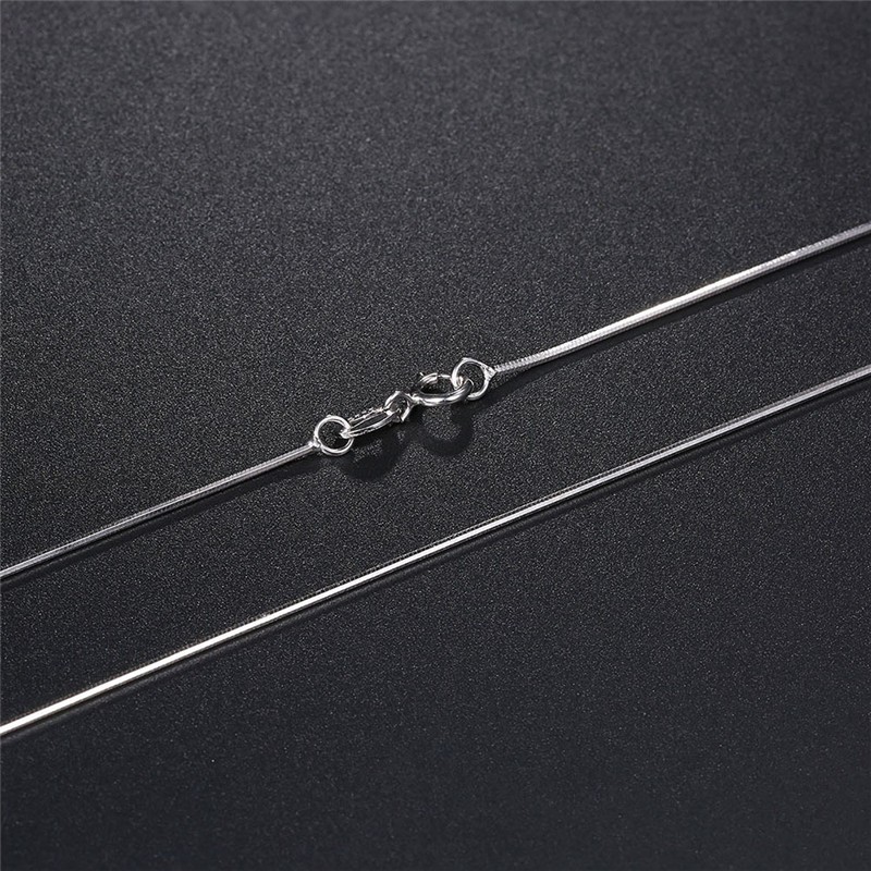 Men&Women’s 925 Sterling Silver Tarnish-Free Italian Snake Chain Necklace 16-24*