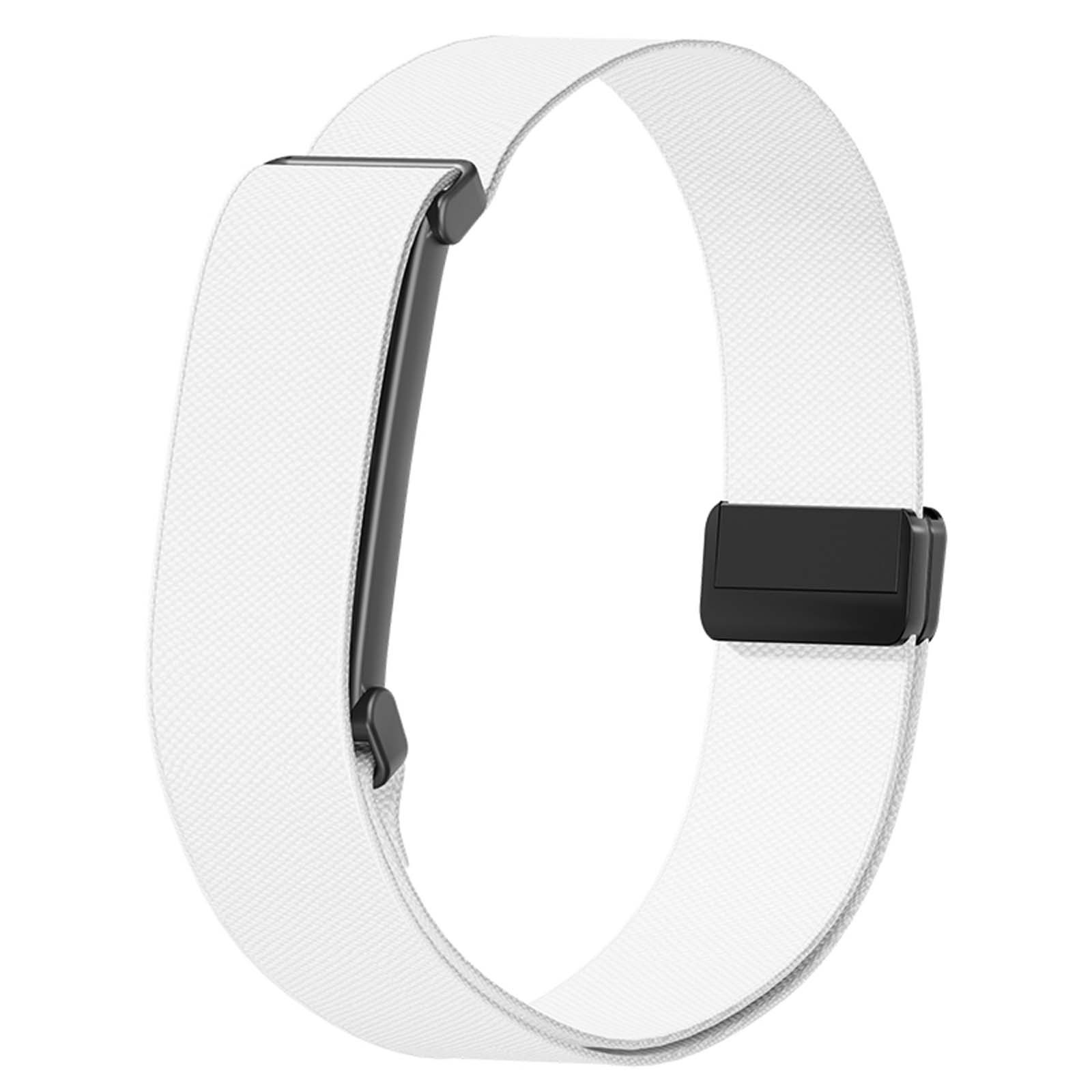Elastic Nylon Adjustable Arm-band Strap W/ Magnetic Snap For Google Fitbit Air